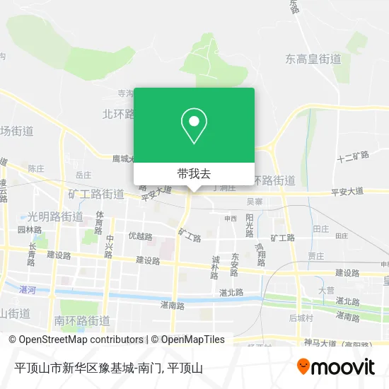 平顶山市新华区豫基城-南门地图