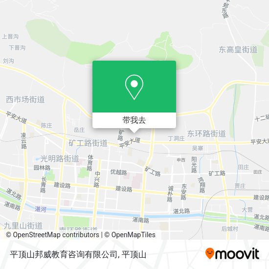平顶山邦威教育咨询有限公司地图