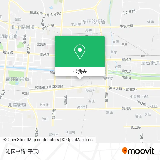 沁园中路地图