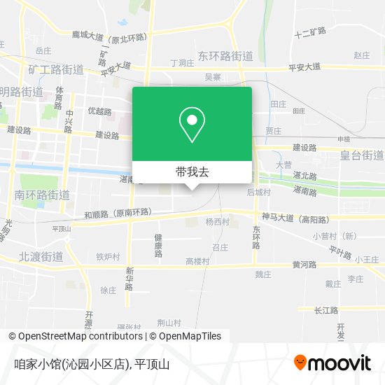 咱家小馆(沁园小区店)地图