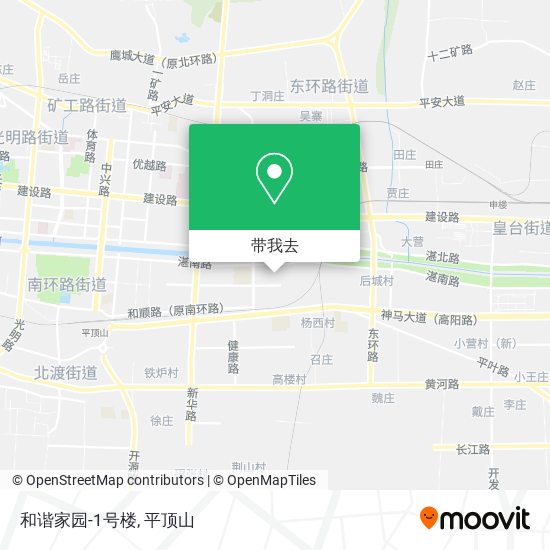 和谐家园-1号楼地图