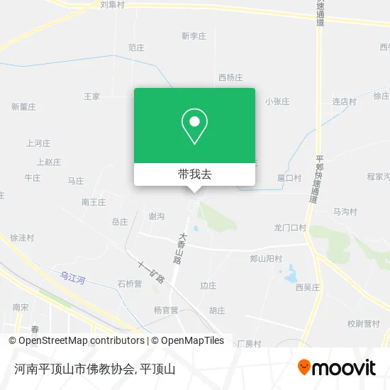 河南平顶山市佛教协会地图