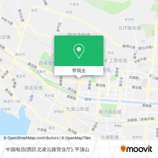 中国电信(西区北凌云路营业厅)地图