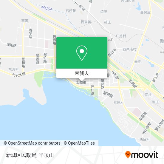 新城区民政局地图