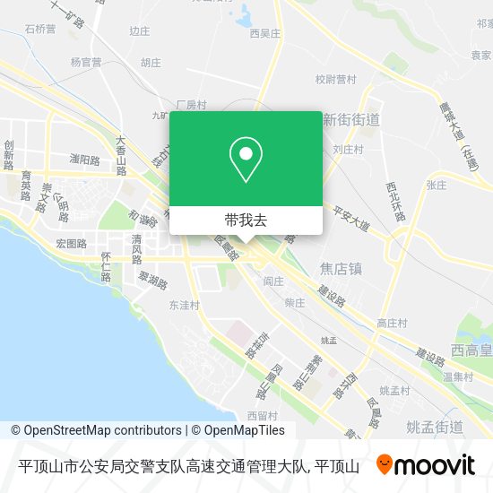 平顶山市公安局交警支队高速交通管理大队地图