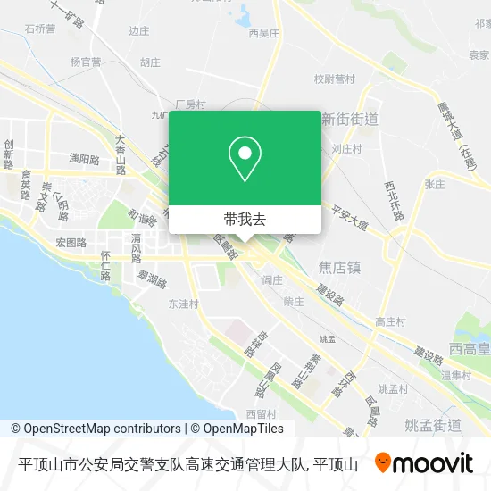 平顶山市公安局交警支队高速交通管理大队地图