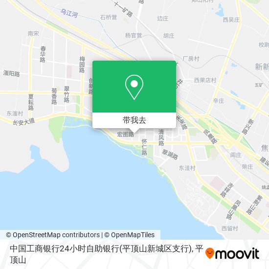 中国工商银行24小时自助银行(平顶山新城区支行)地图