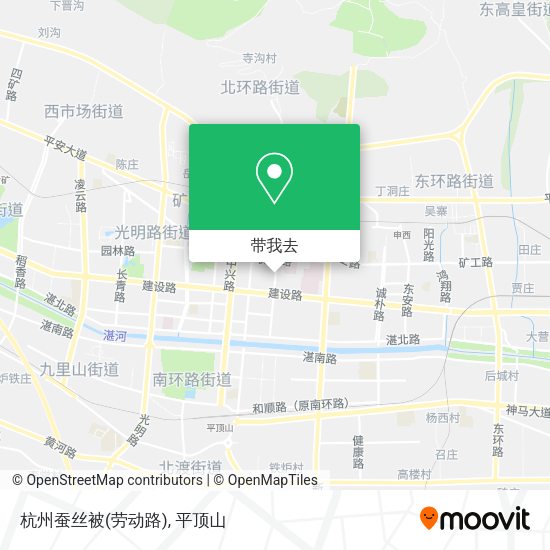 杭州蚕丝被(劳动路)地图