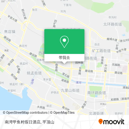 南湾甲鱼村假日酒店地图