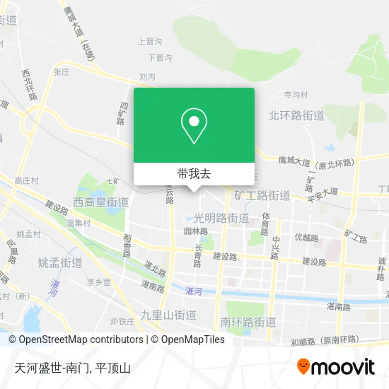 天河盛世-南门地图