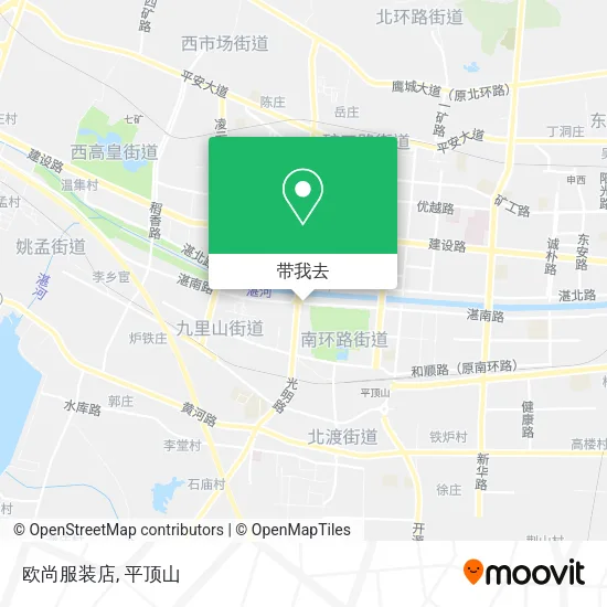 欧尚服装店地图