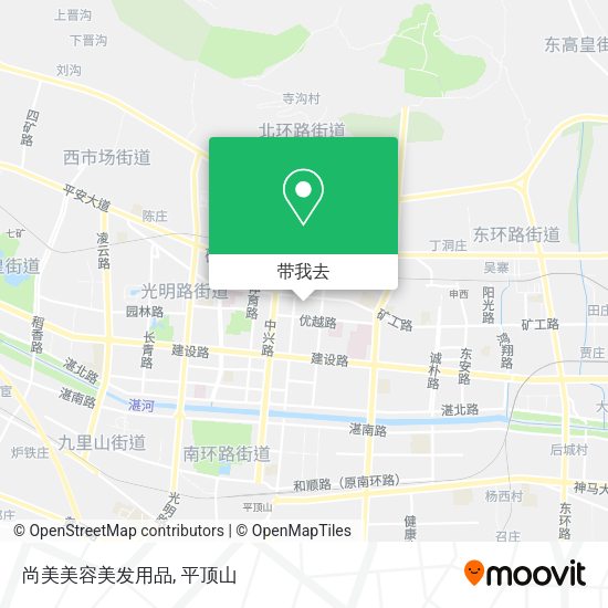 尚美美容美发用品地图