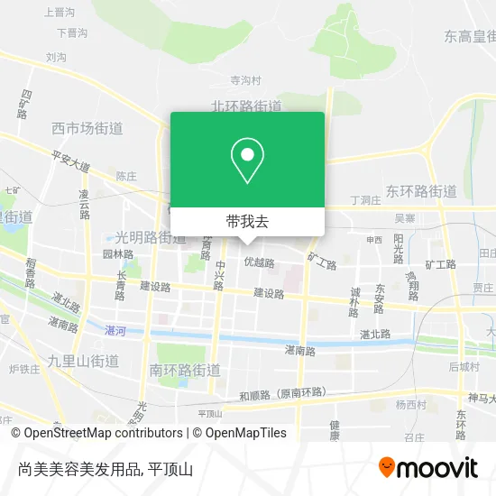 尚美美容美发用品地图