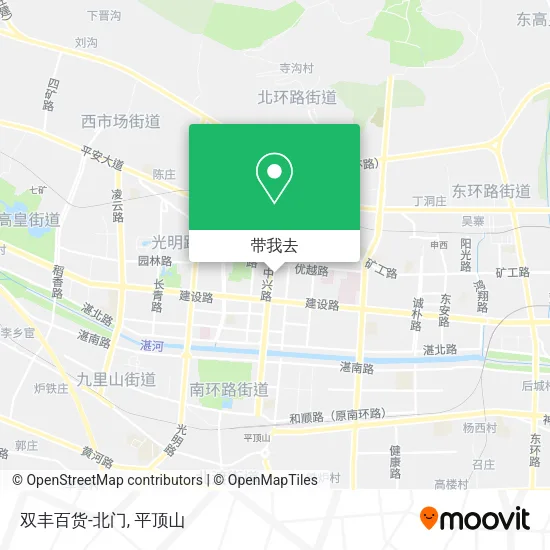 双丰百货-北门地图