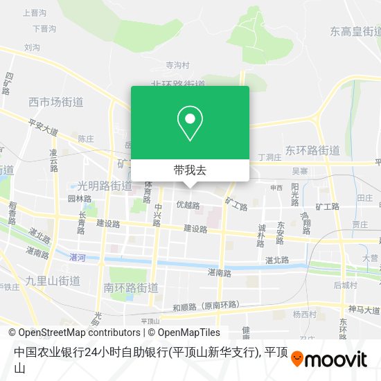 中国农业银行24小时自助银行(平顶山新华支行)地图