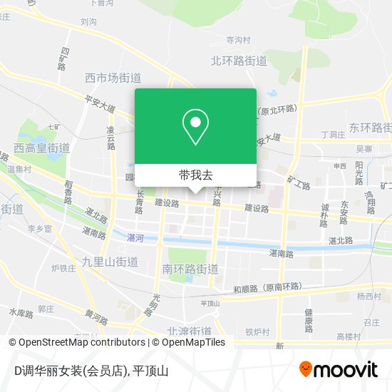 D调华丽女装(会员店)地图