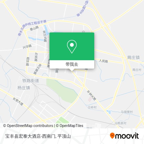 宝丰县宏泰大酒店-西南门地图