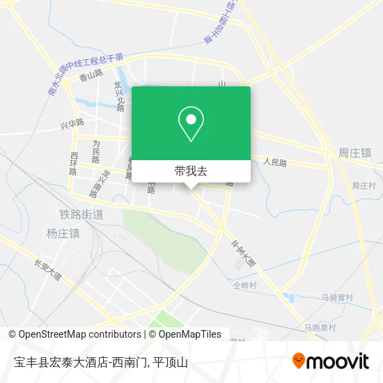 宝丰县宏泰大酒店-西南门地图