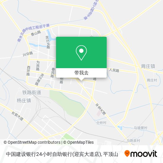 中国建设银行24小时自助银行(迎宾大道店)地图
