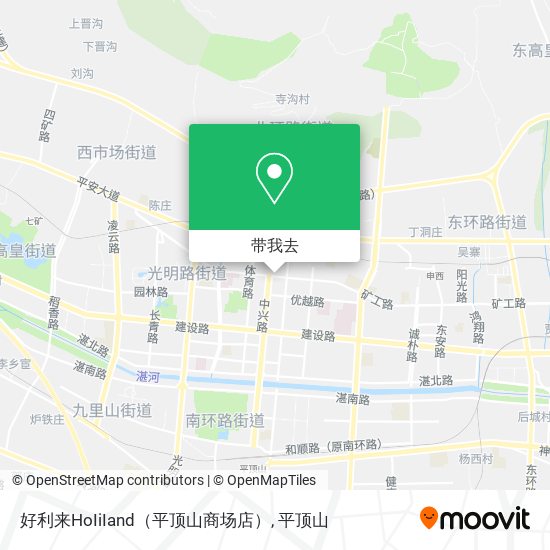 好利来HoIiIand（平顶山商场店）地图
