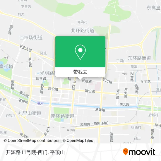 开源路11号院-西门地图