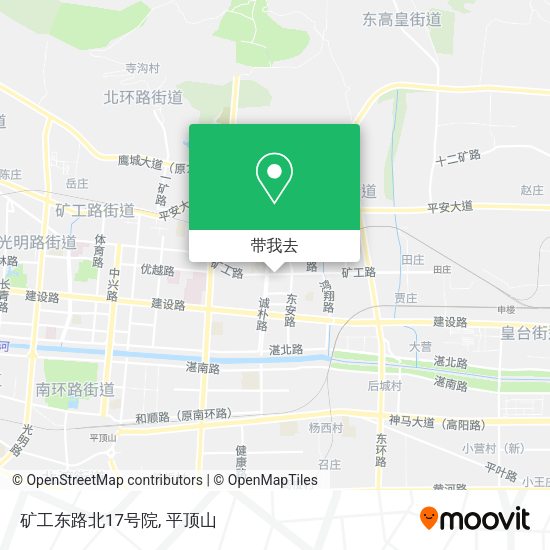 矿工东路北17号院地图