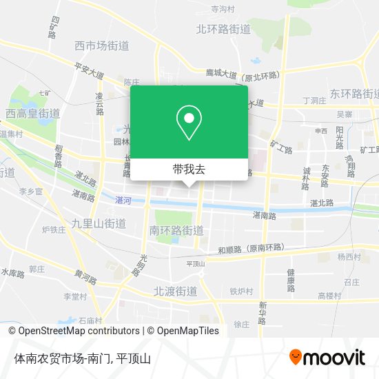 体南农贸市场-南门地图