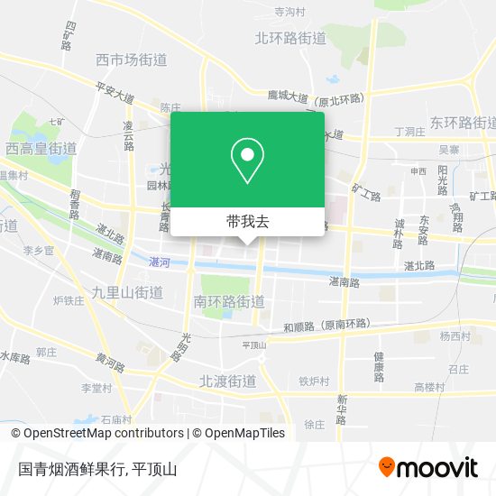 国青烟酒鲜果行地图