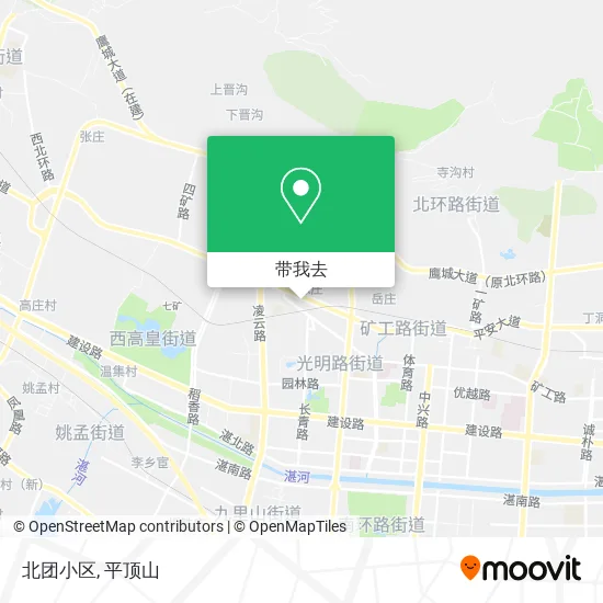 北团小区地图