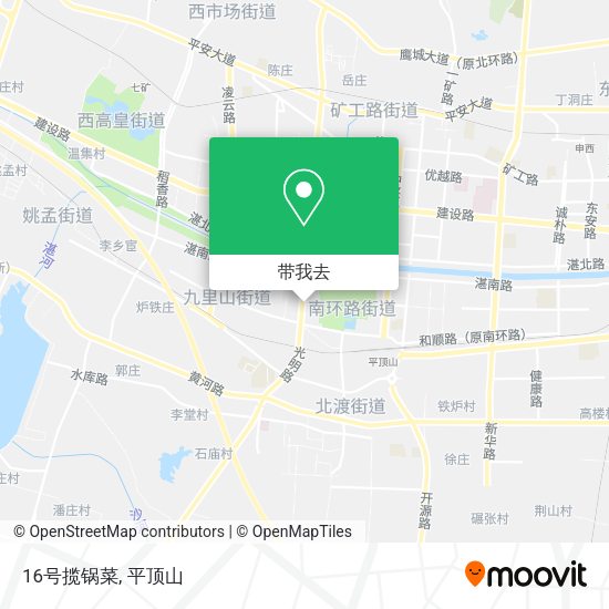 16号揽锅菜地图