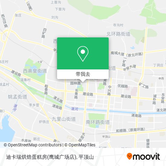 迪卡瑞烘焙蛋糕房(鹰城广场店)地图