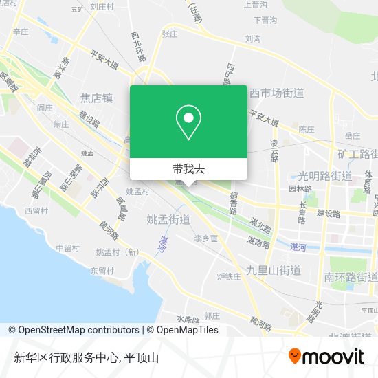 新华区行政服务中心地图