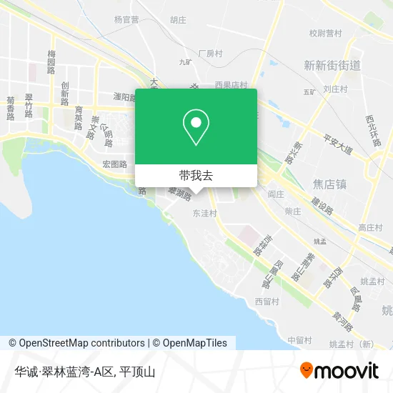 华诚·翠林蓝湾-A区地图