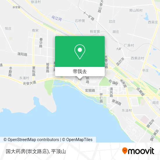 国大药房(崇文路店)地图
