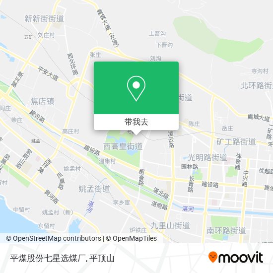 平煤股份七星选煤厂地图