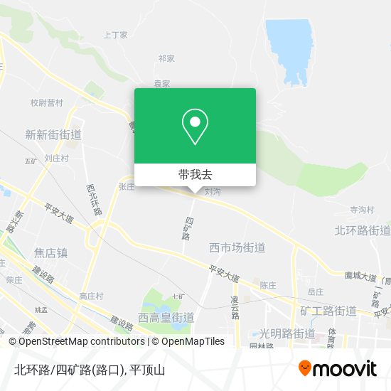 北环路/四矿路(路口)地图