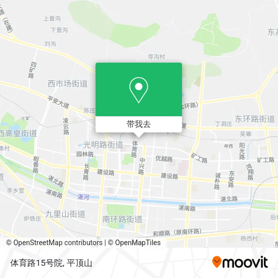 体育路15号院地图