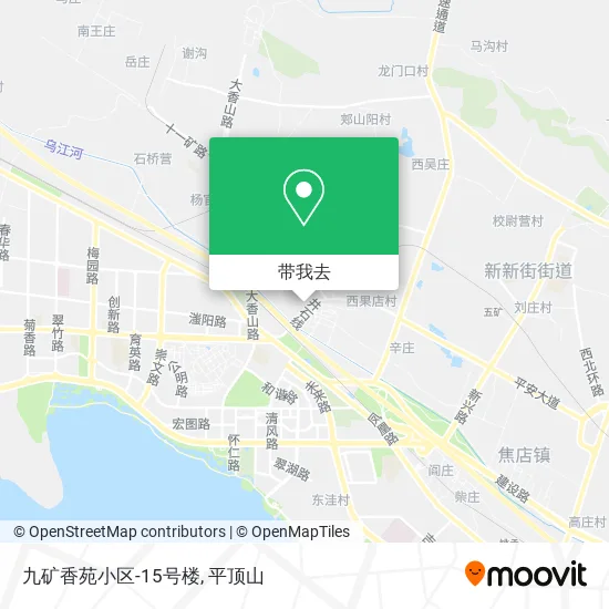 九矿香苑小区-15号楼地图