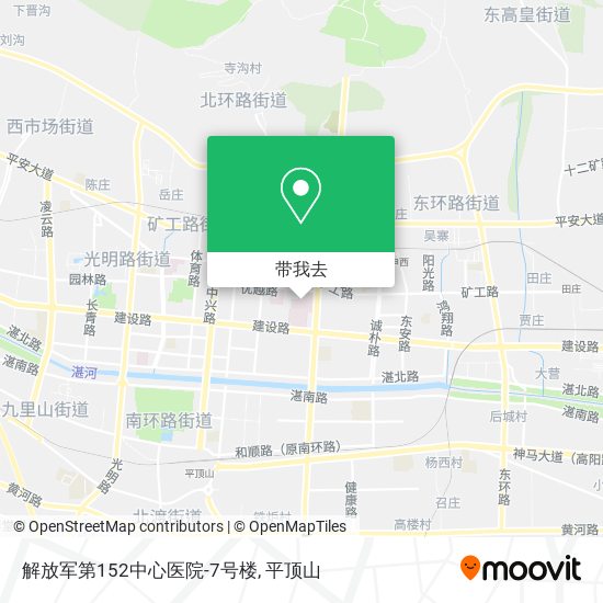 解放军第152中心医院-7号楼地图