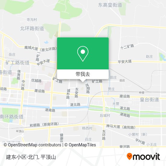 建东小区-北门地图