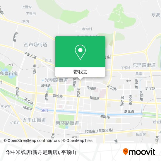 华中米线店(新丹尼斯店)地图