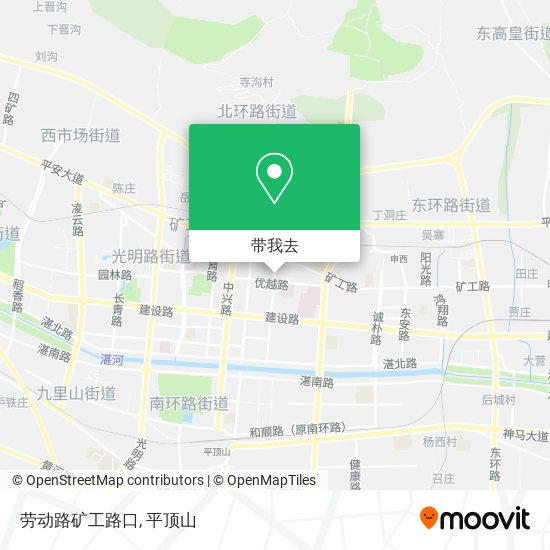 劳动路矿工路口地图