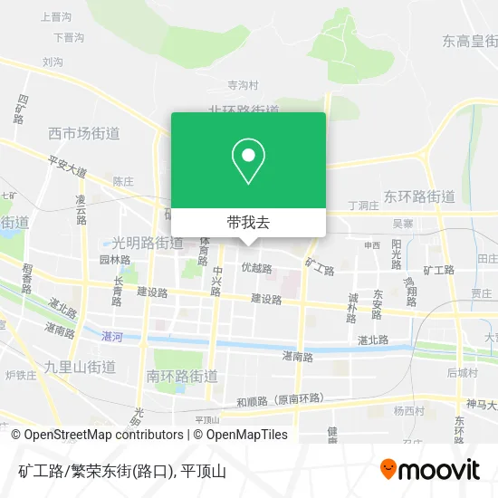 矿工路/繁荣东街(路口)地图