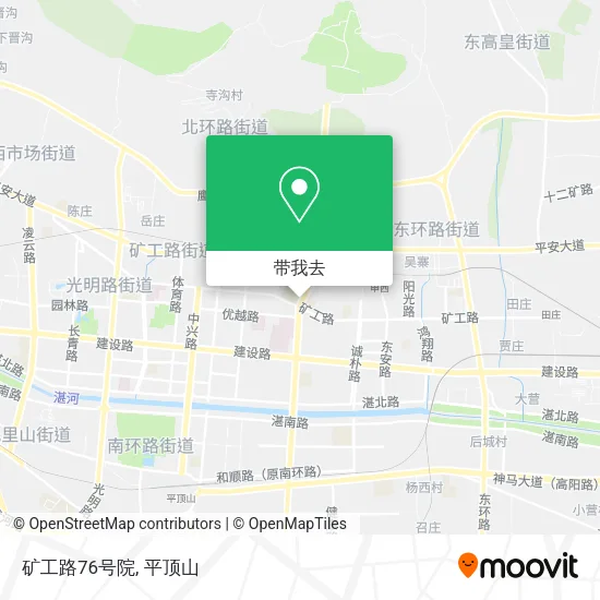 矿工路76号院地图