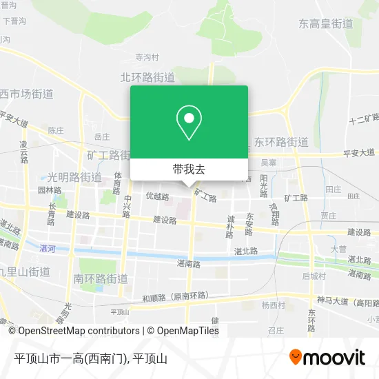 平顶山市一高(西南门)地图