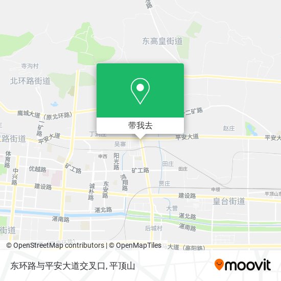 东环路与平安大道交叉口地图