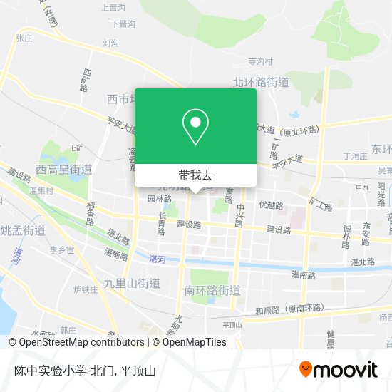 陈中实验小学-北门地图