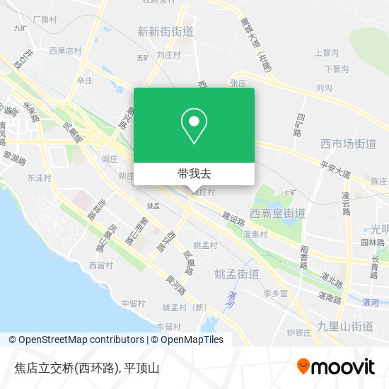 焦店立交桥(西环路)地图