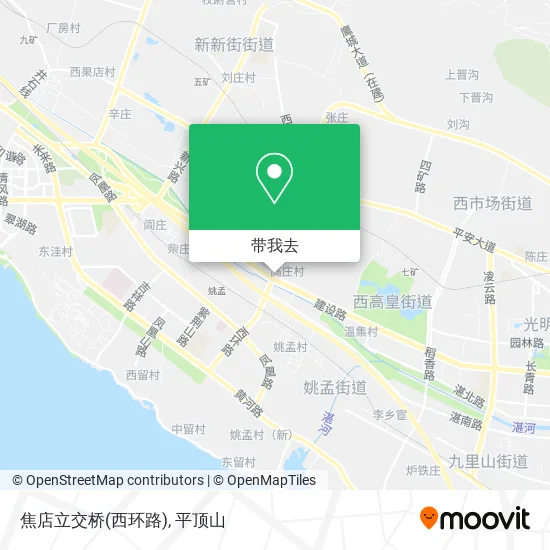 焦店立交桥(西环路)地图