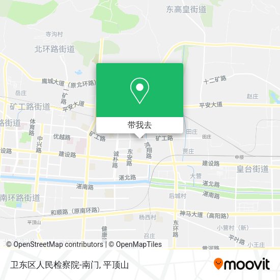 卫东区人民检察院-南门地图